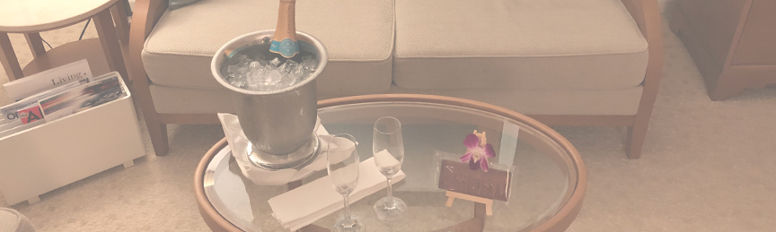 ハレクラニのシャンパン